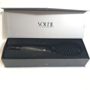 NEW Soleil 2.0 Heat Brush with Vinyl Arched Bristles Display Far Infrared Black